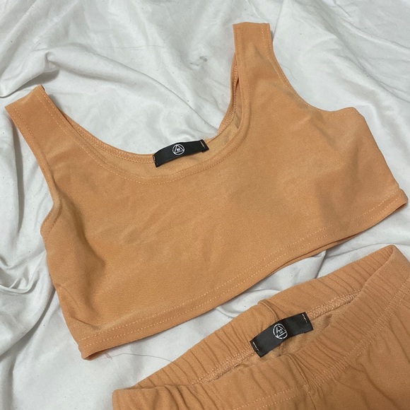 Missguided matching set (S) in Pale Orange - Picture 2 of 6